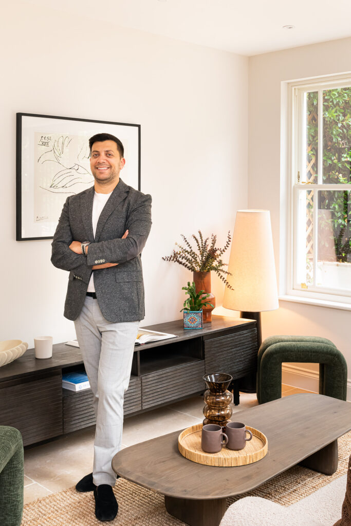 Lazer the director LJ Interiors at a london home staging family home