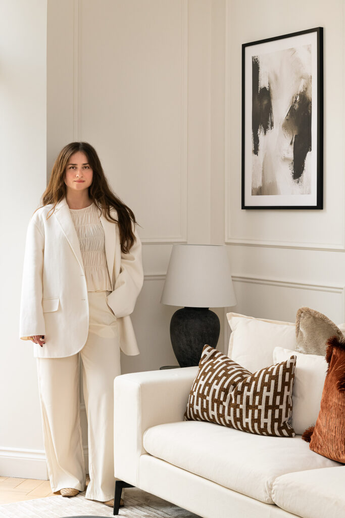 Kristiana operations manager at LJ interiors at a london home staging
