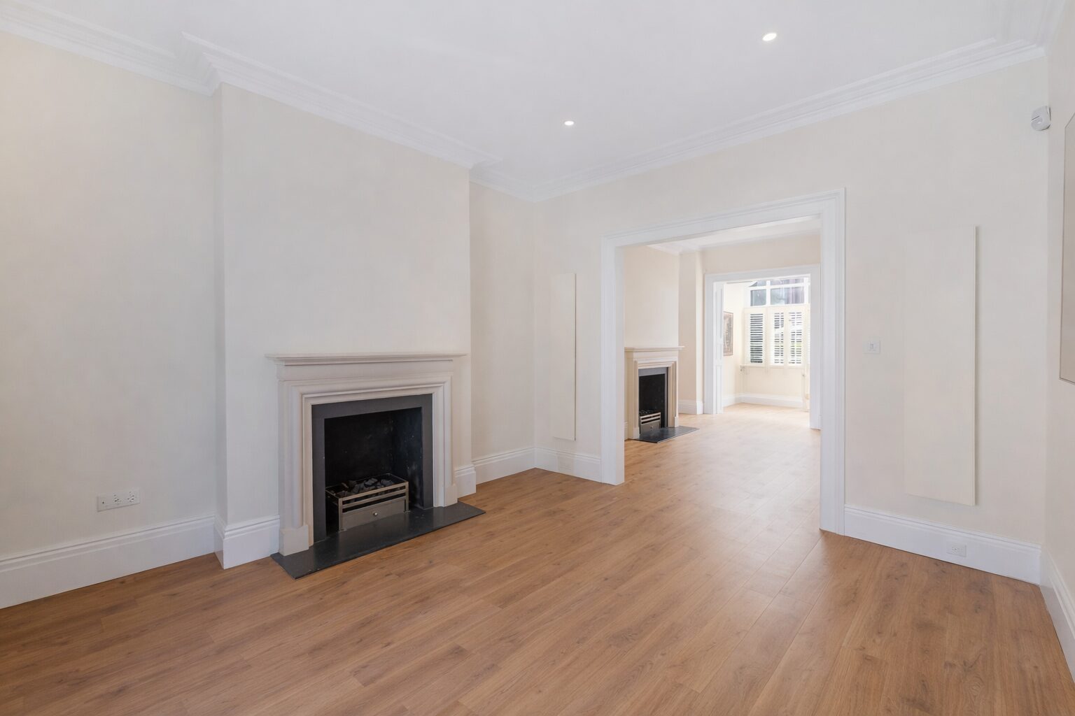 A before photograph for a home staging London family living room