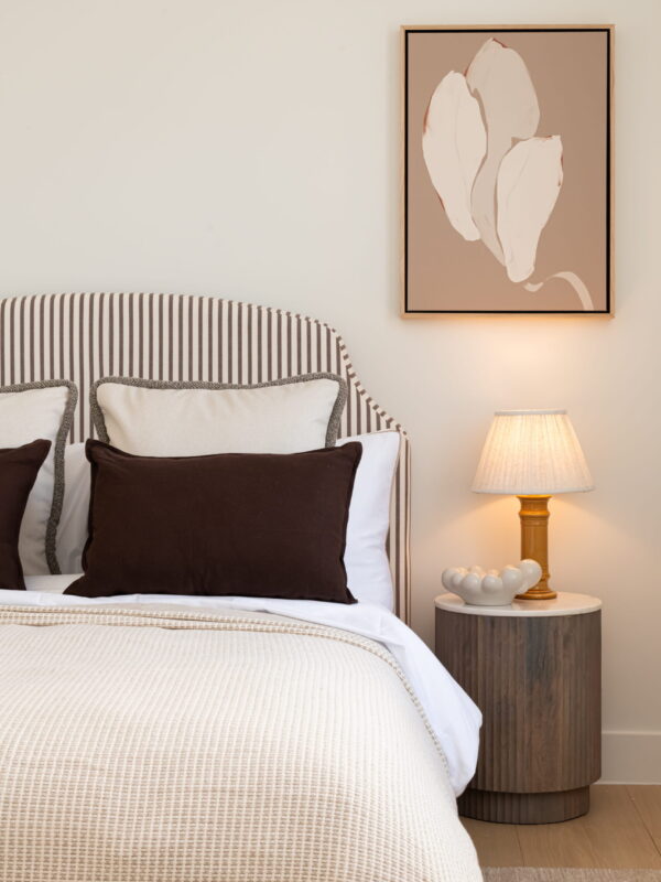 bespoke furniture package for kensington apartment with luxury neutral interior styling