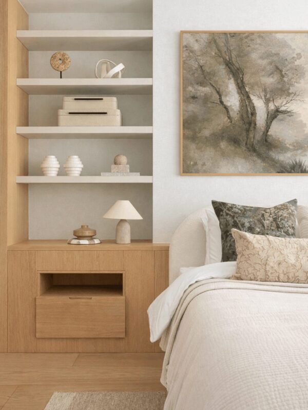 Kensington Apartment Bedroom Interior Styling and Interior Design