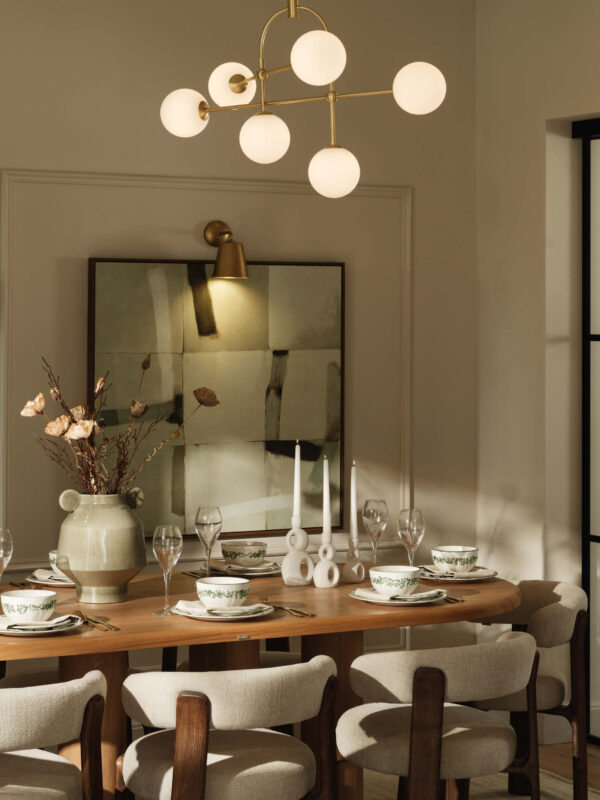 neutral dining room neutral interior design scheme in surrey family home
